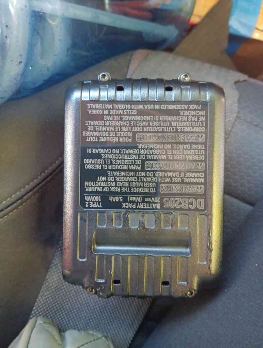 Dewalt New battery