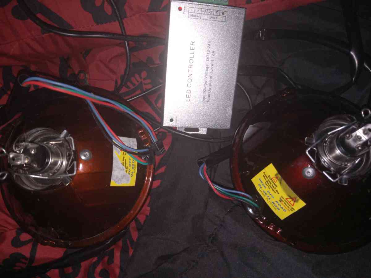 NEW CUSTOM HEADLIGHTS  RGB