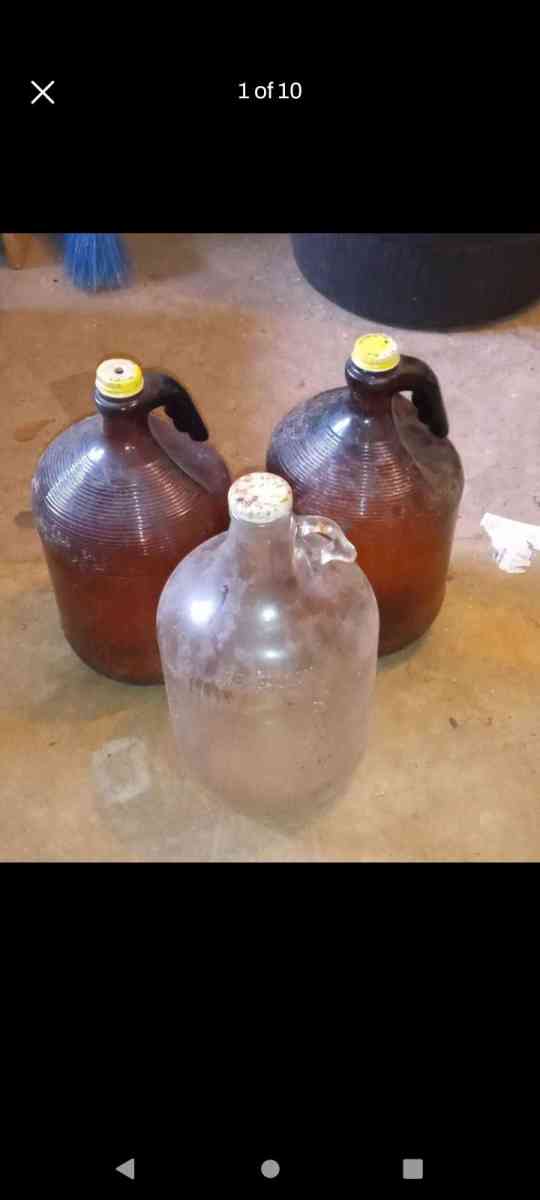 Vintage Colorox Glass Bottles