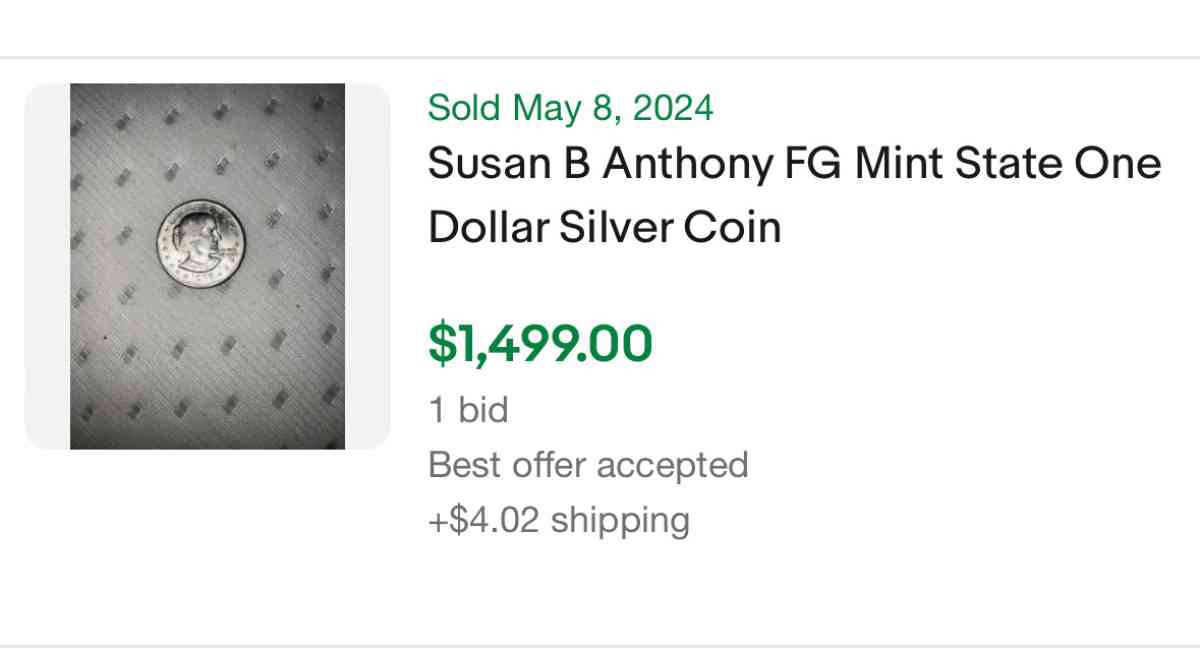 1979 copper dollar coin