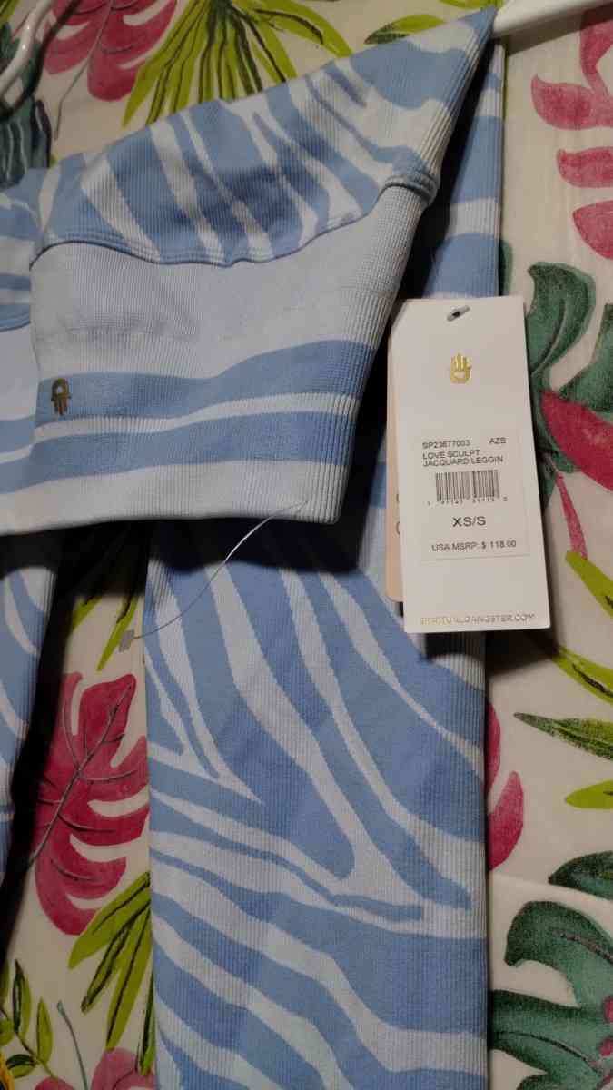 Spiritual gangster love sculpt jacquard leggings