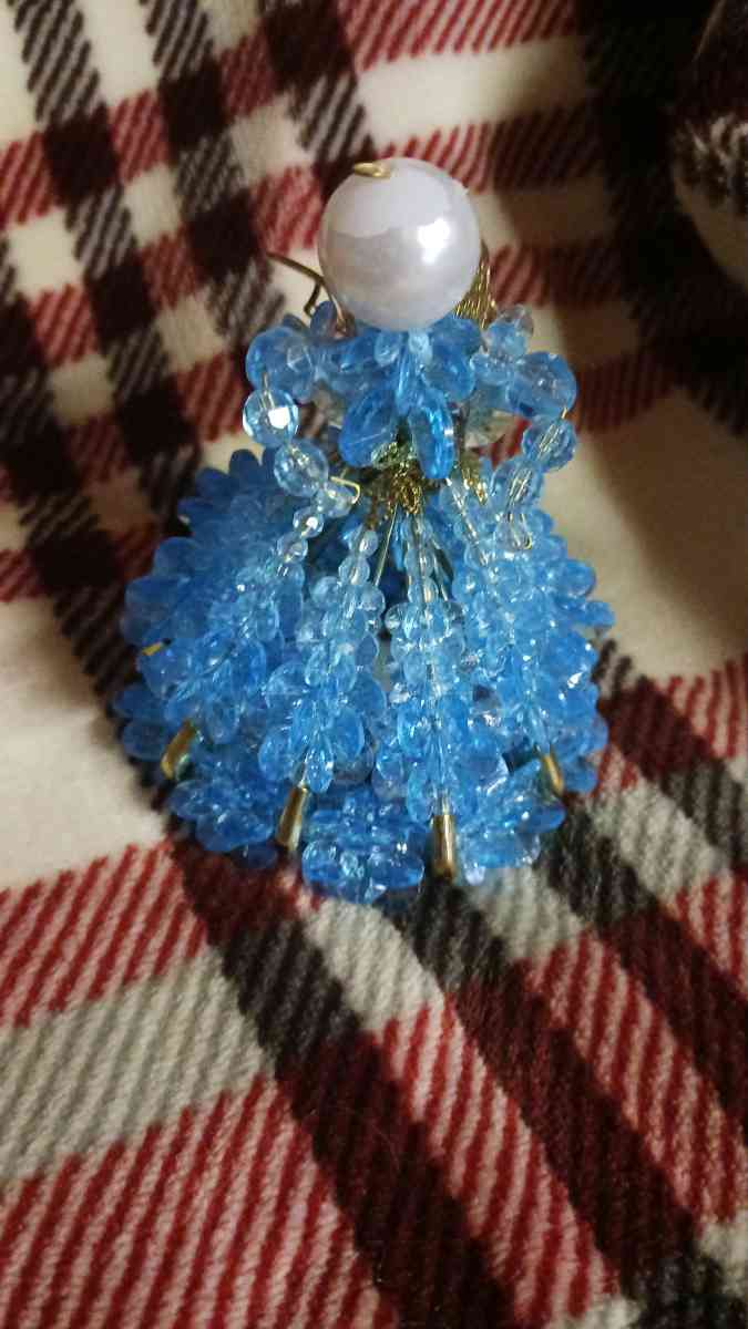 December Christmas angel beades vintage