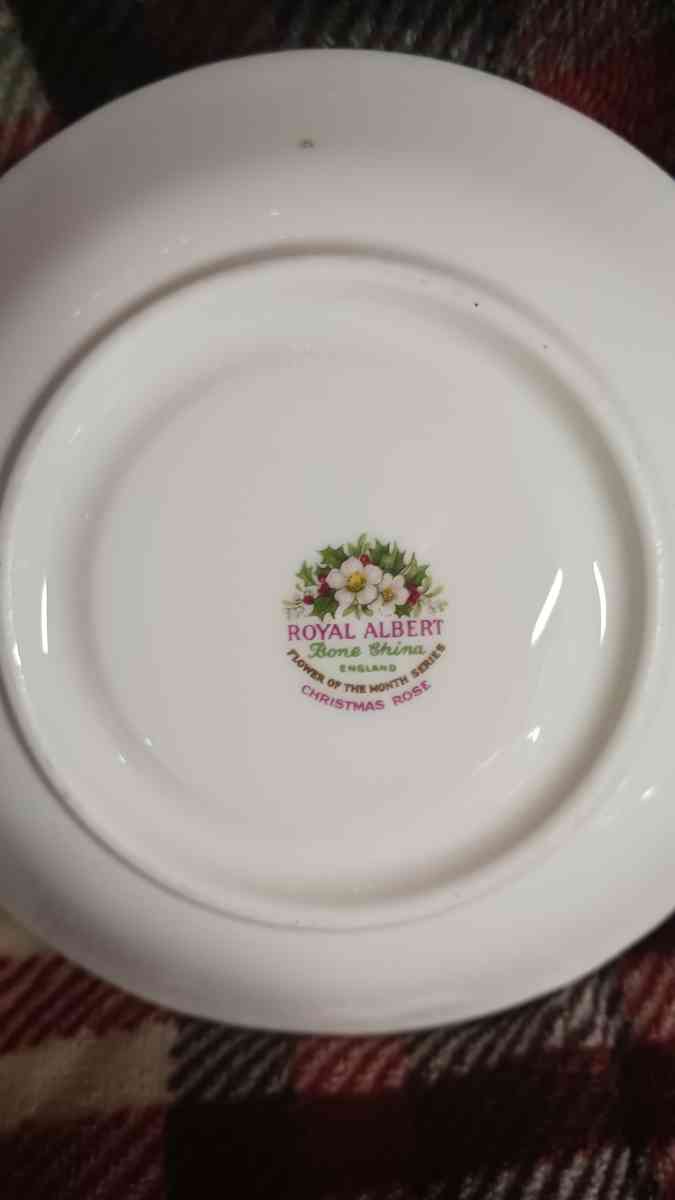 royal Albert Christmas saucer