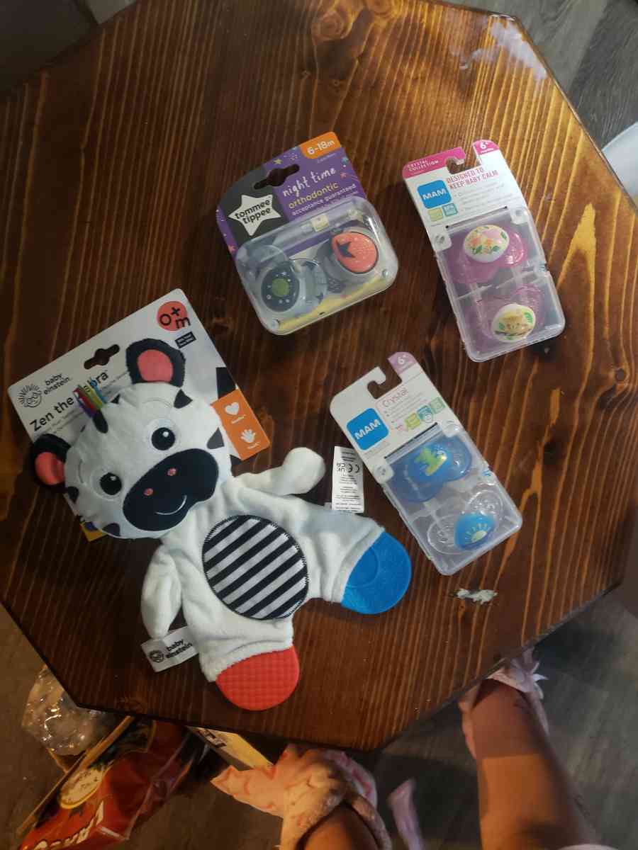 pacifiers and toys