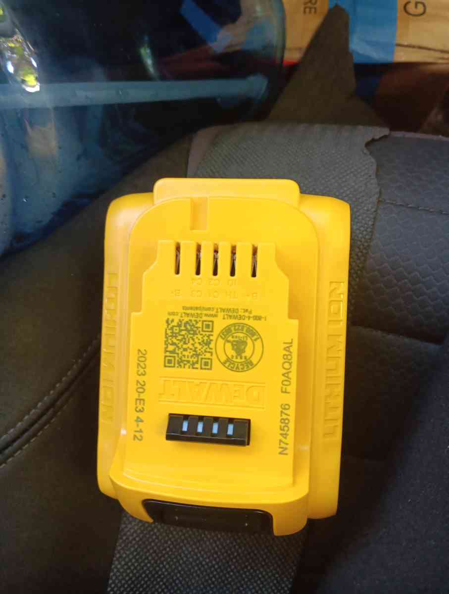 Dewalt New battery