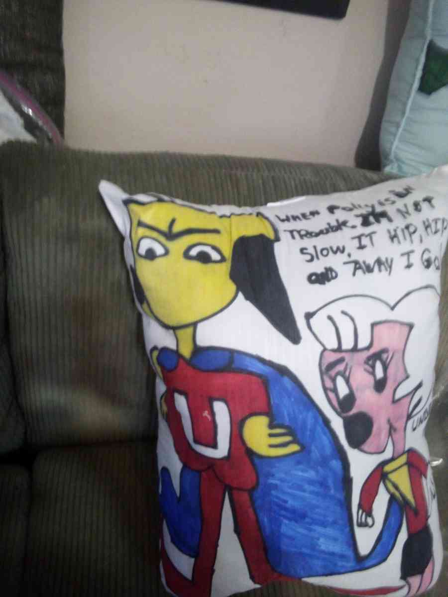 creative cartoons pillows