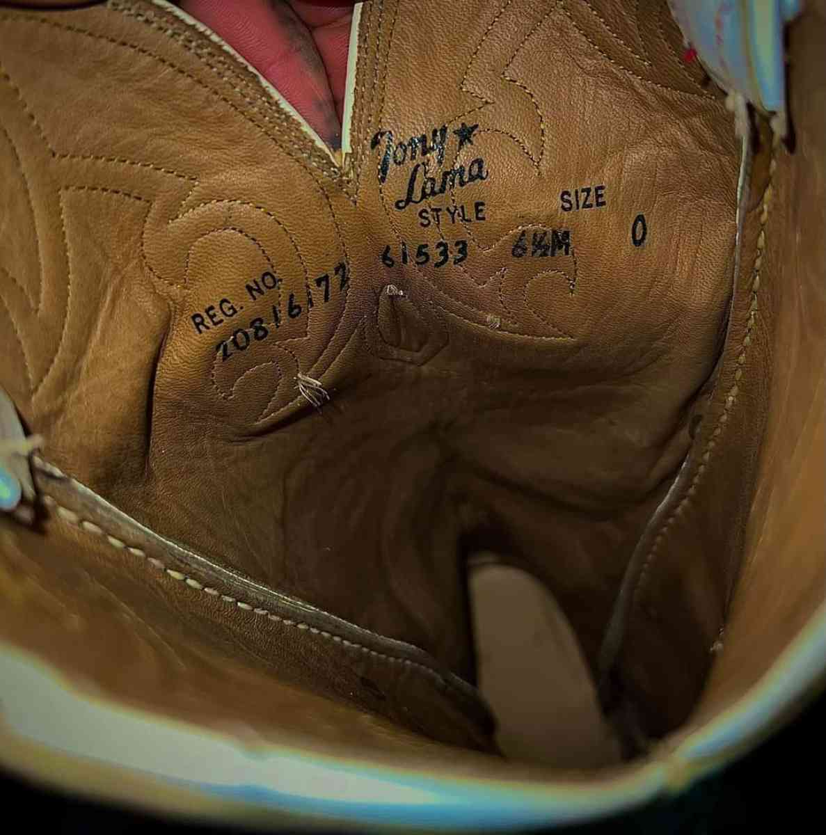 vintage 1989 Tony Lady Lama Boots