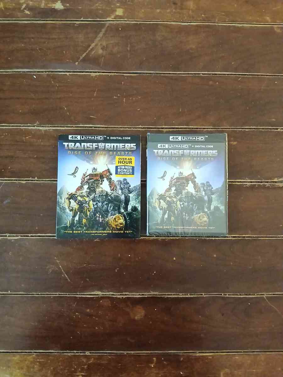 Transformers Rise Of The Beast 4K Ultra HD Blu Ray