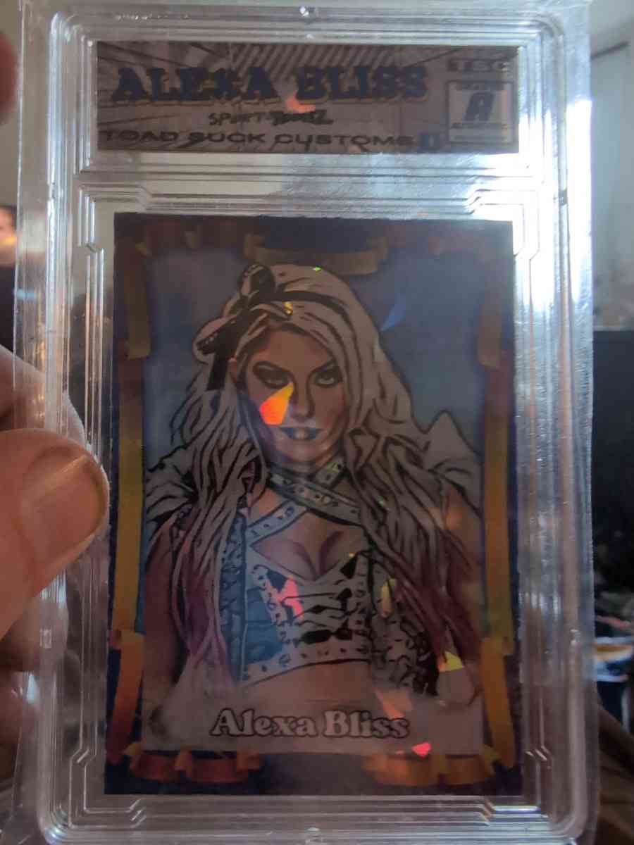 lot of 4 costom cards message me with offers