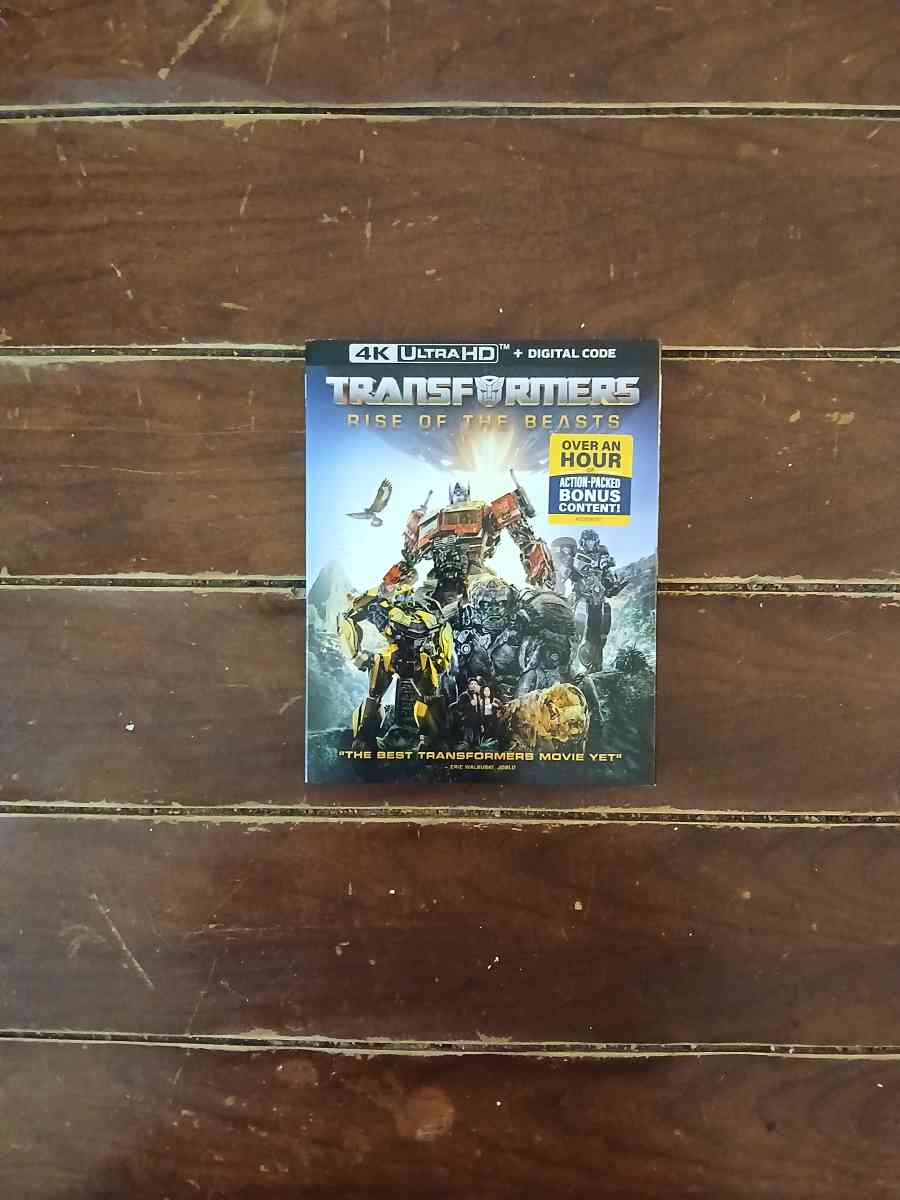 Transformers Rise Of The Beast 4K Ultra HD Blu Ray