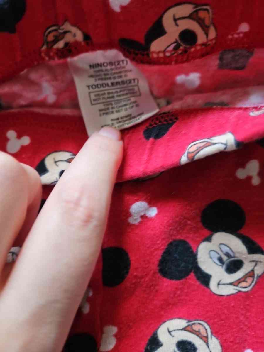 Toddler size 2T Mickey Mouse Pants