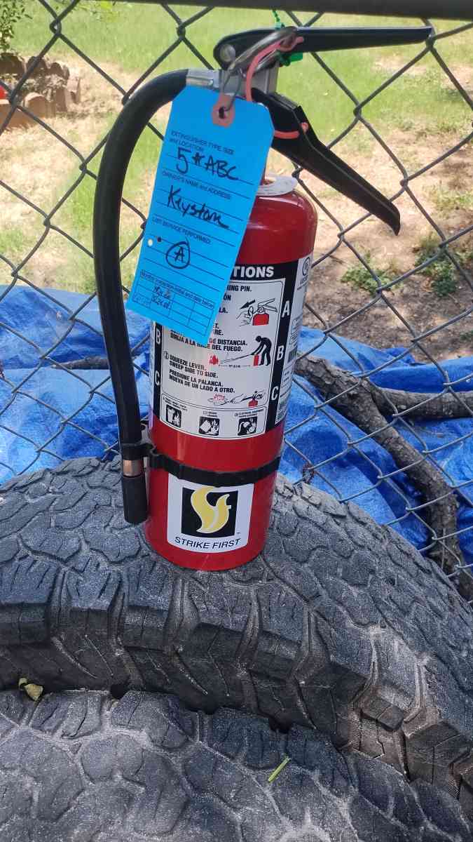 small fire extinguisher