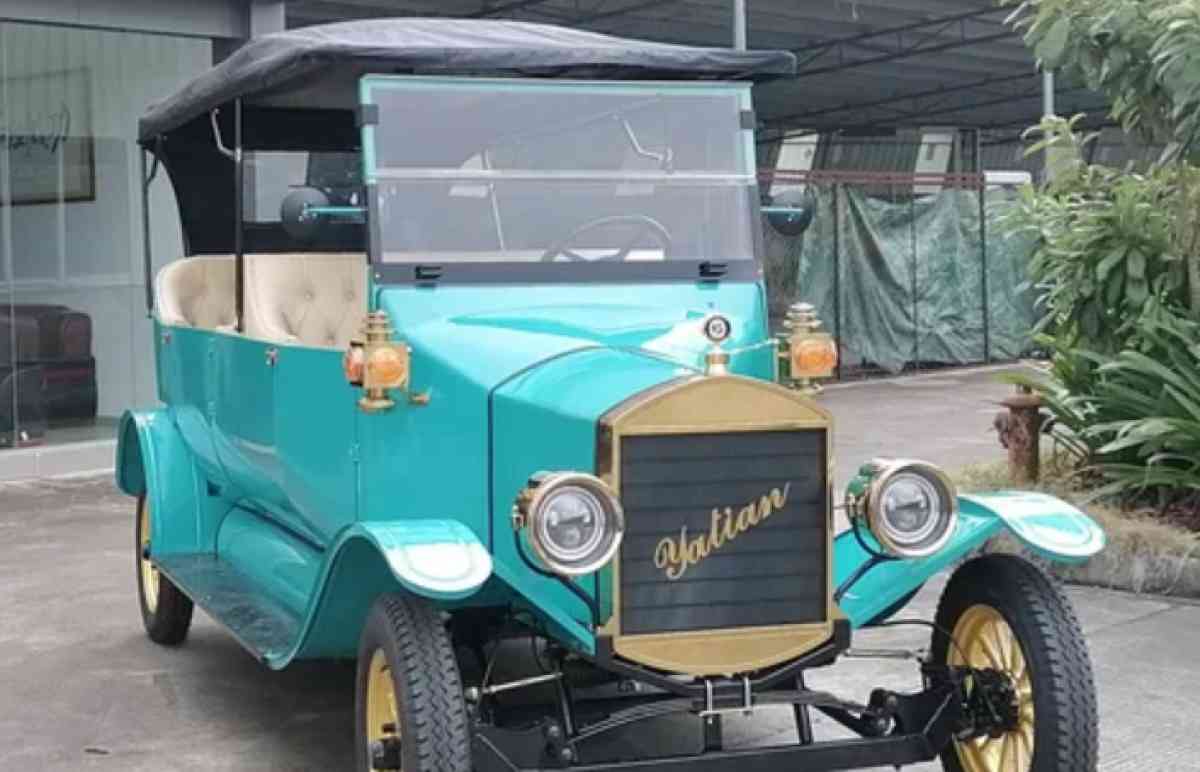 classic vintage golf cart