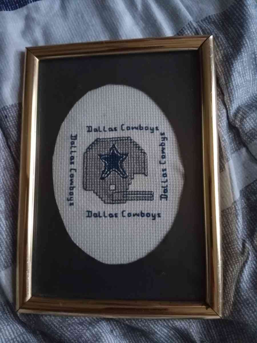 Dallas Cowboys needlepoint