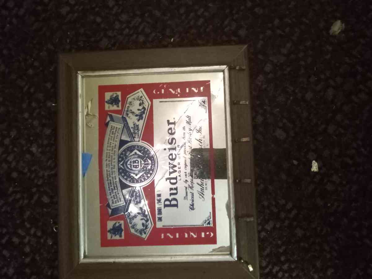 Budweiser chalkboard
