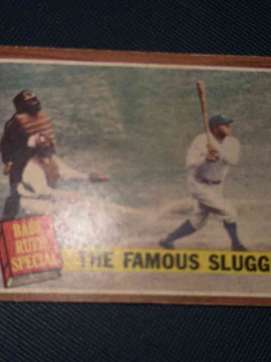 1962 The Famous Slugger Baseball Card Topps 138