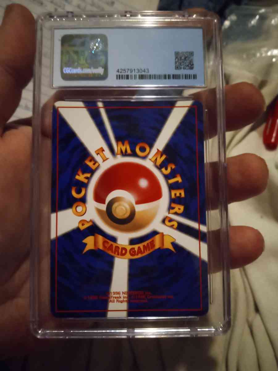 Vintage rare 1999 Japanese CYNDAQUIL CGC SLAB