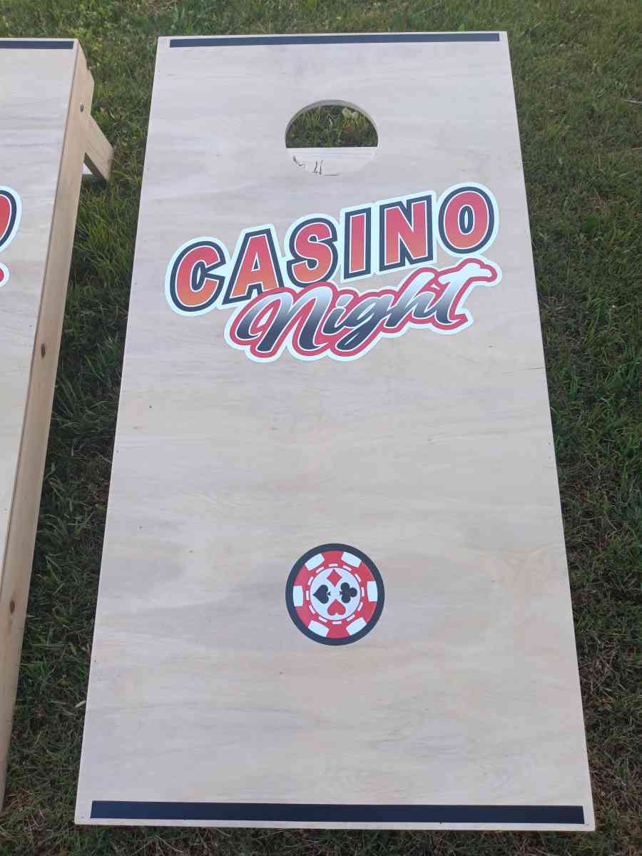 corn hole boards yard game