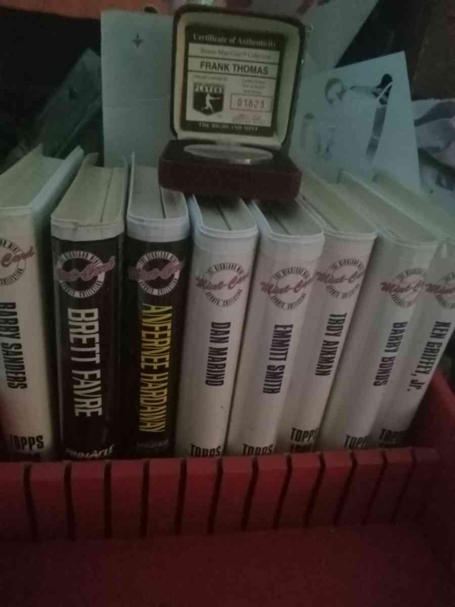 vintage highland mint multi sport bronze rookie card lot