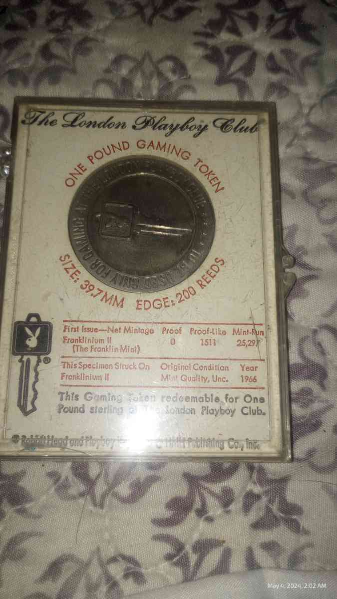 ICONIC KEY GAVE ACCESS TO PLAYBOY BUNNY CLUB