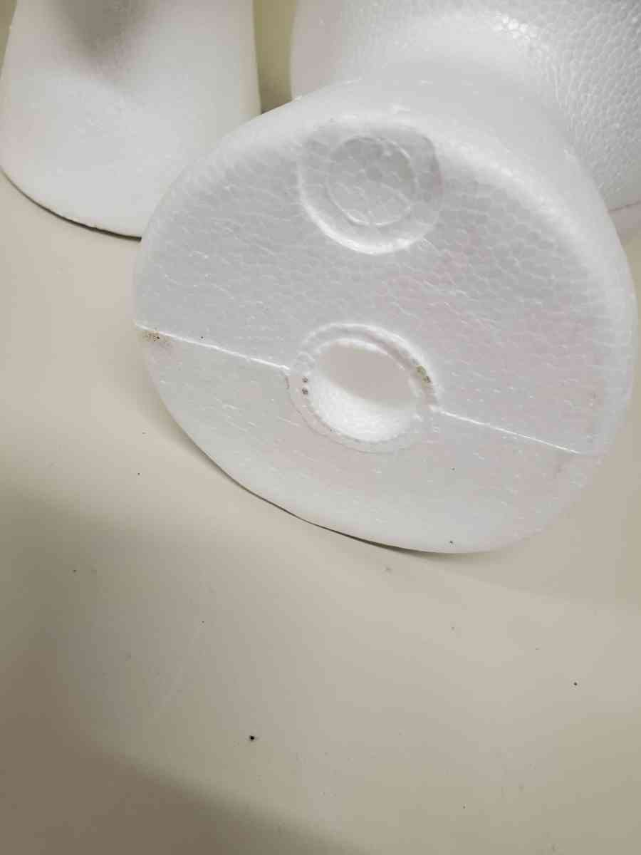 Mannequin Heads  3 Pack  Styrofoam Boutique RRR Apparel