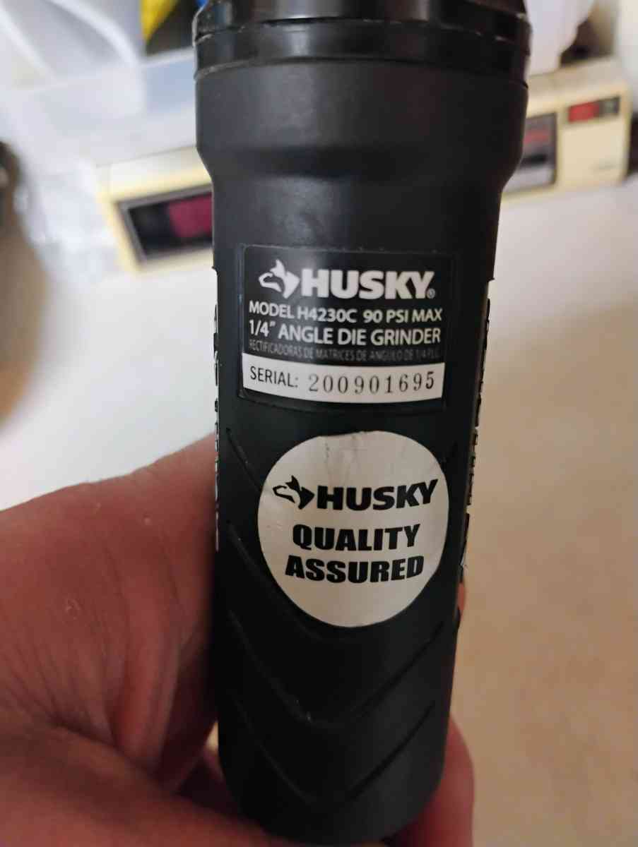 husky pneumatic angle grinder
