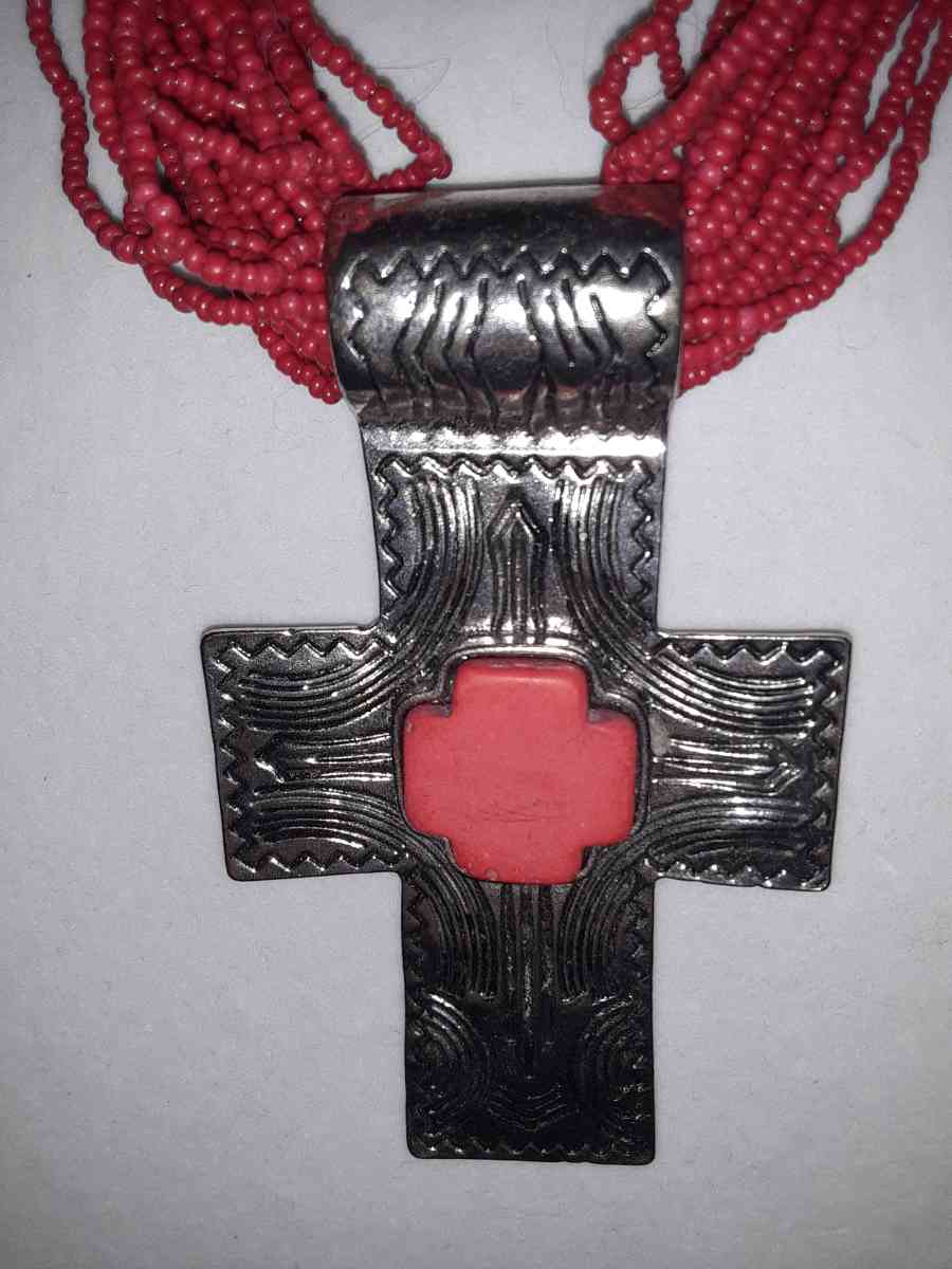 Jasper inspirational necklace