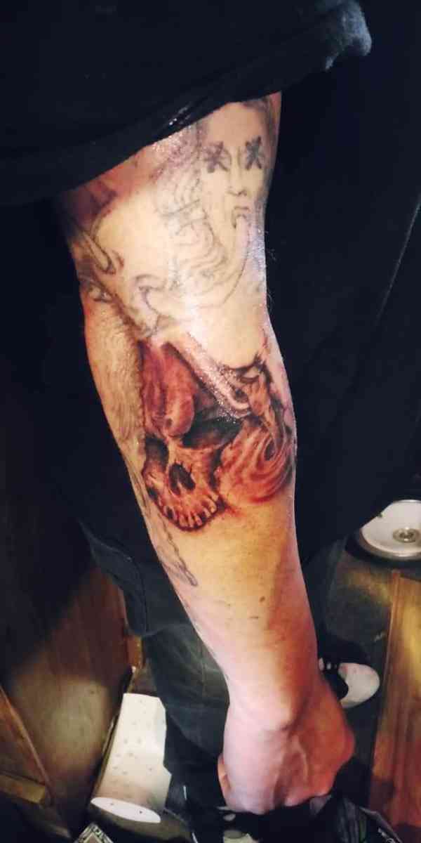 paintings I painted and tattoos