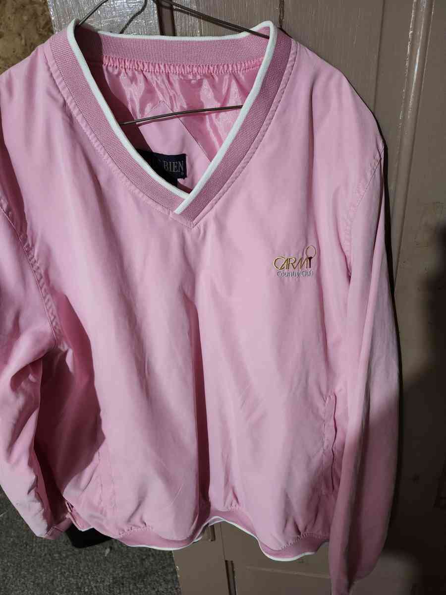 Tres bien pink pullover jacket