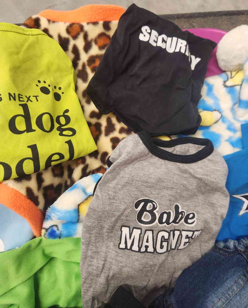 Pet Dog Lot of 11 Outfits Like New S to M