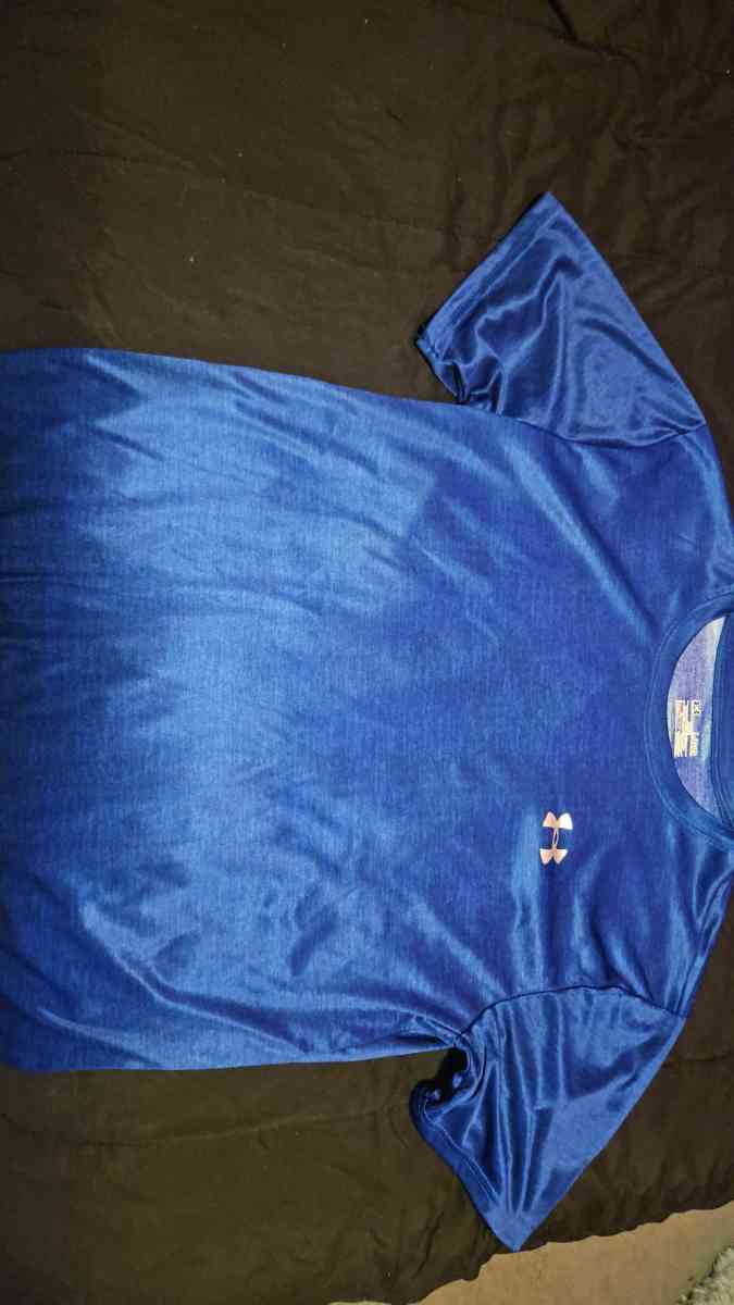 Blue Mens Under Armor Shirt