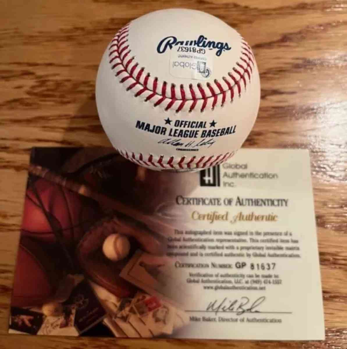 jose cansceo autographed baseball with coa