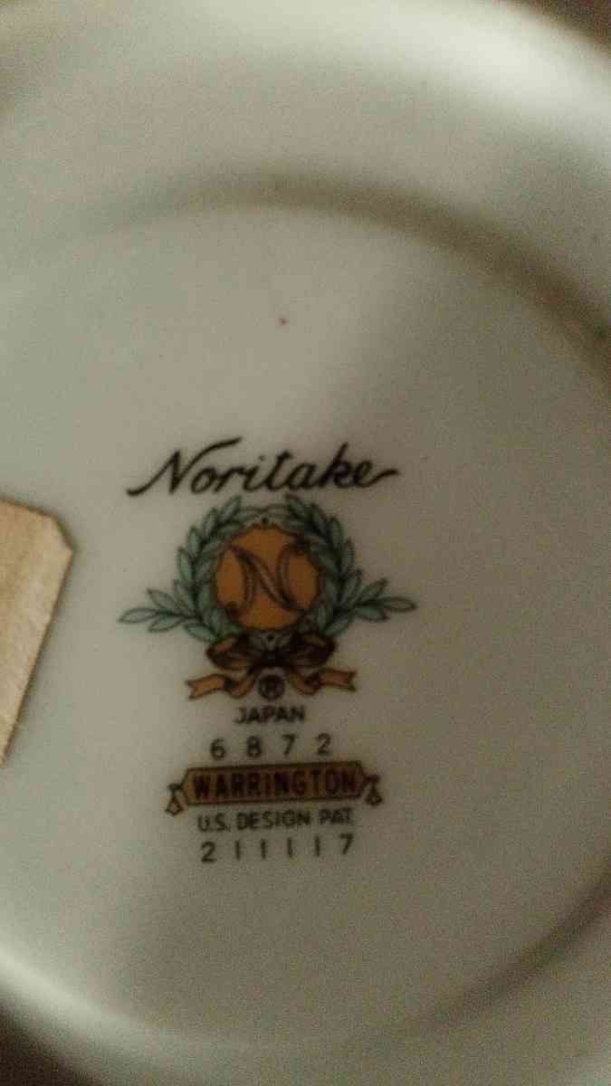 noritake china dishes with ailer plated spoons and forks