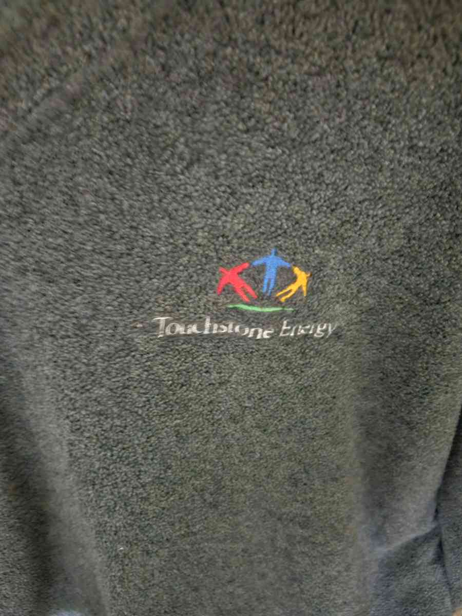 womens sweater touchstone energy insignia size L v neck