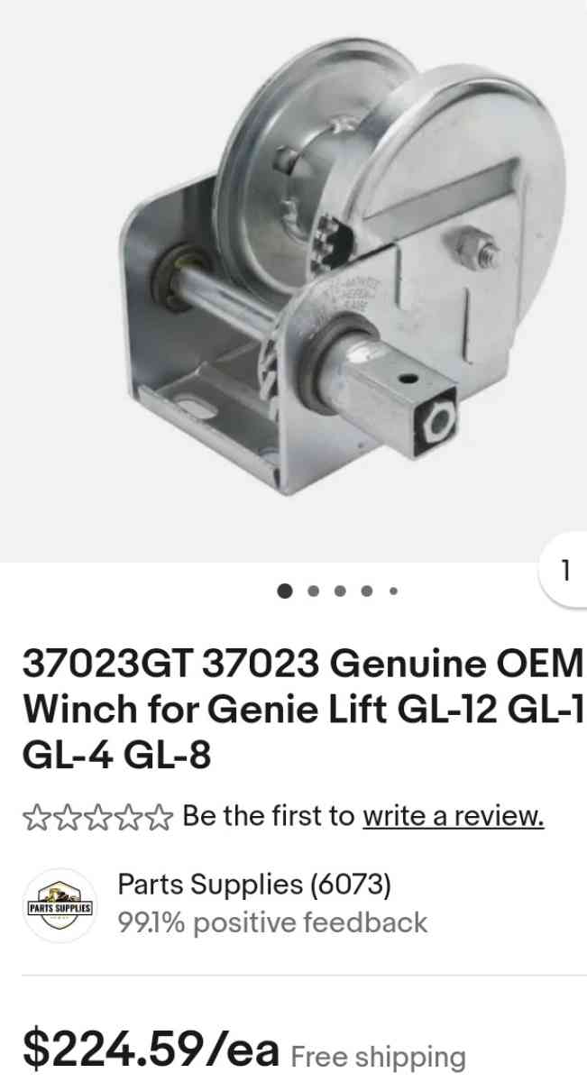 Genie material lift