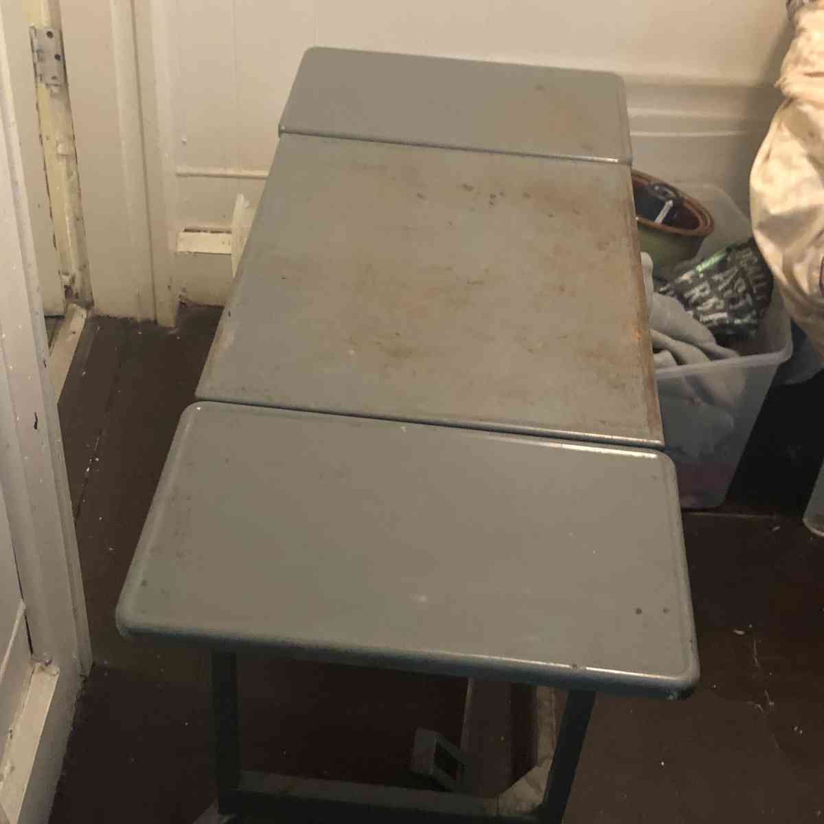 Vintage Antique Tiffany Stand Co Metal Drop Leaf Typewriter