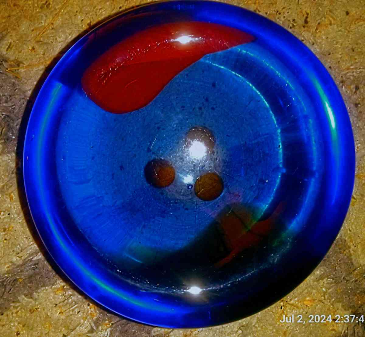 vintage Murano glass decor bowl