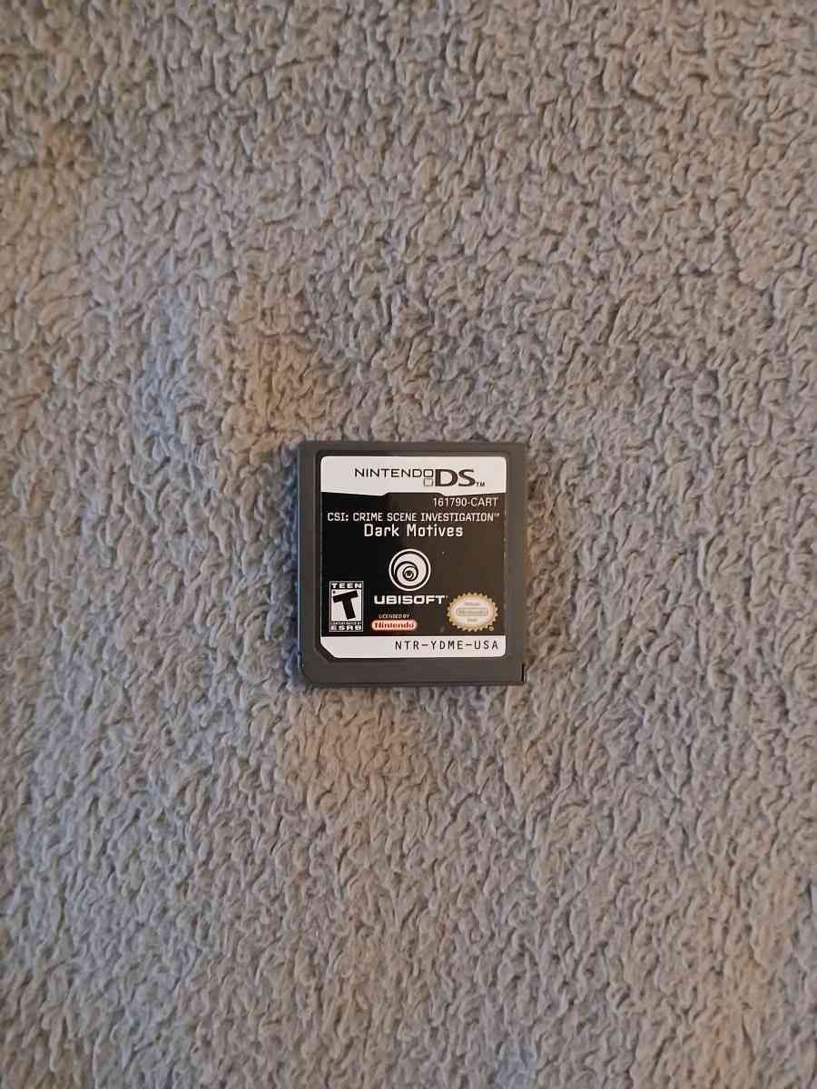 CSI Dark Motives Nintendo DS