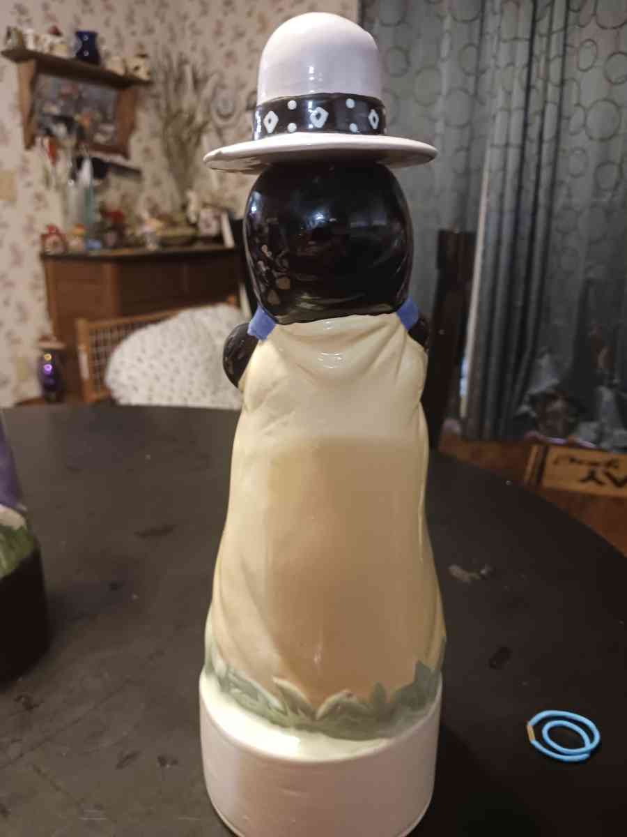 female and male Indian fire water decanters