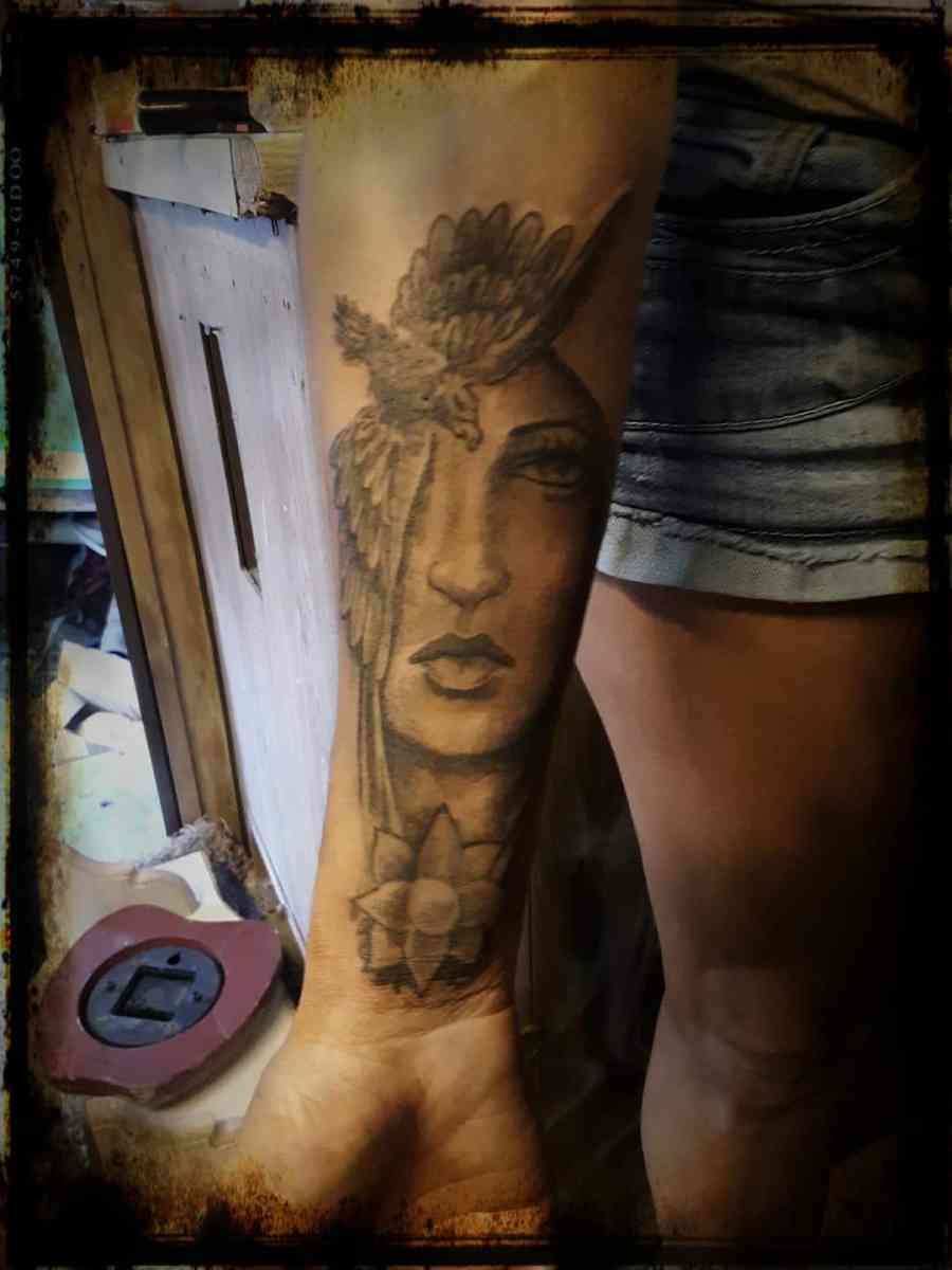 paintings I painted and tattoos