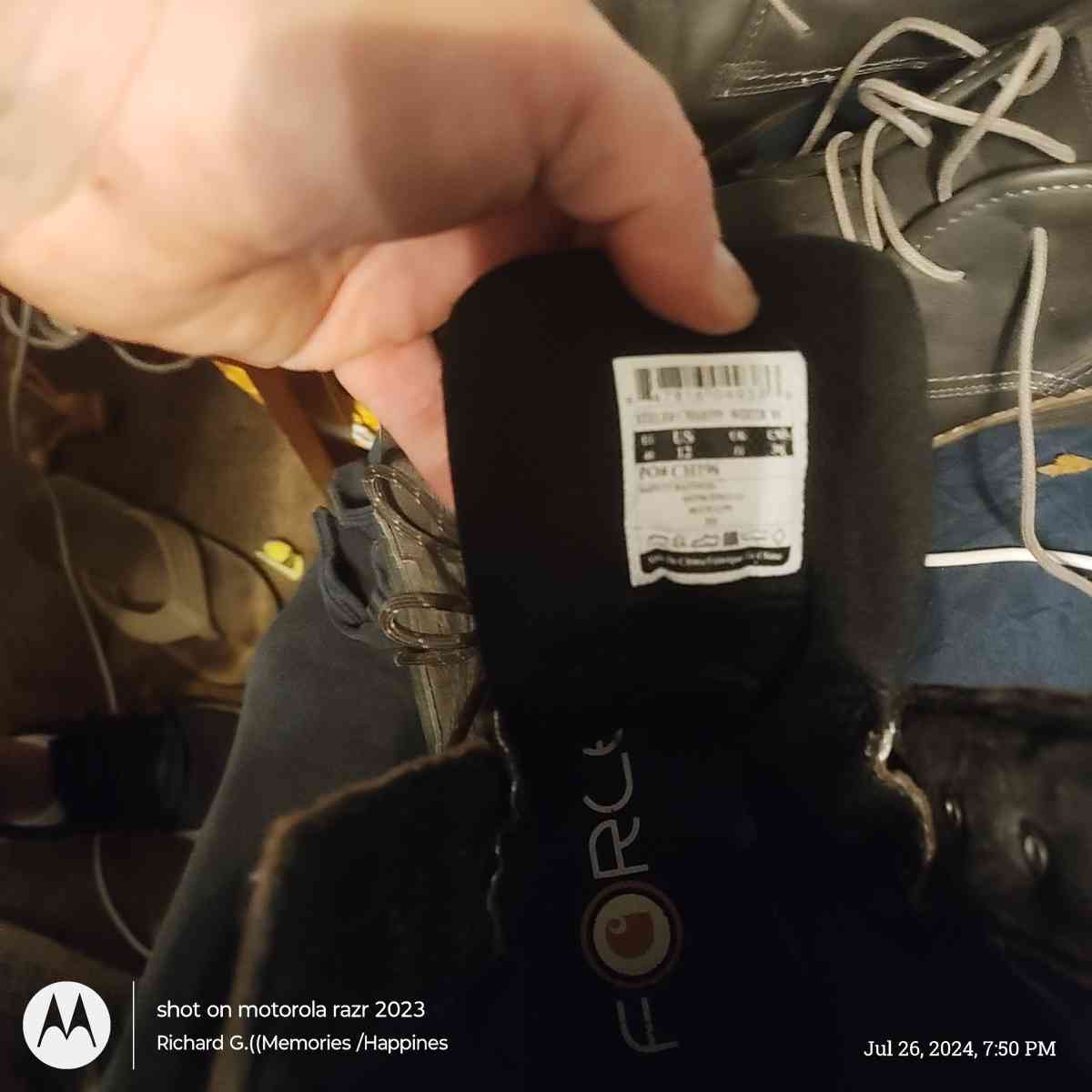 Carhartt insulated waterproofr boots size 11 half and 12