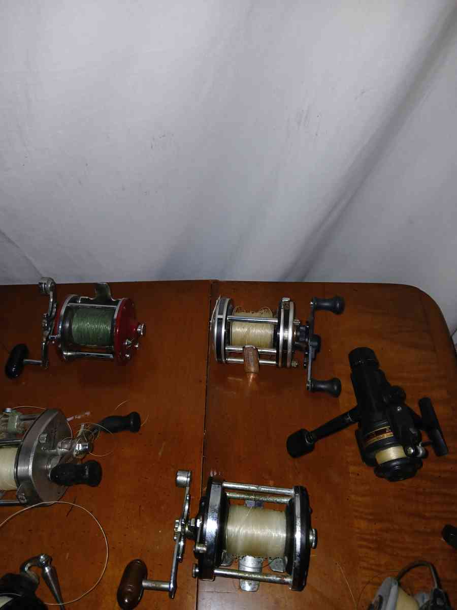 Fishing reels lures and other random gear