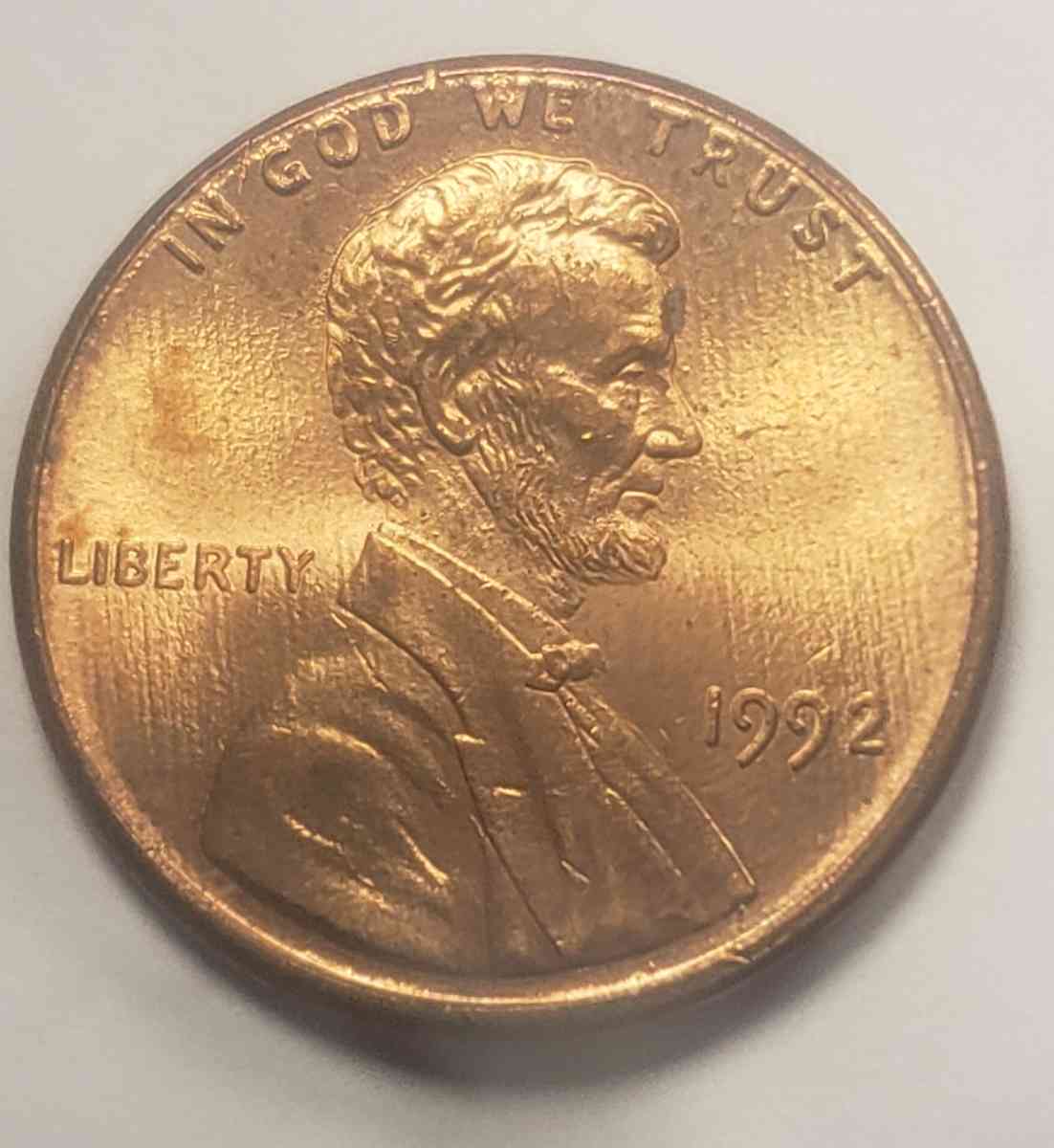 1992 penny