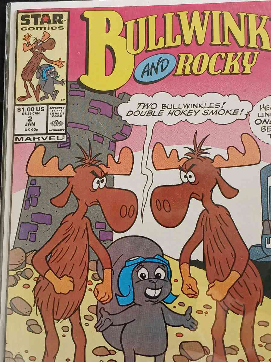 Bullwinckle and Rocky 2 1988  Star Comics 1st Baron Von Shtu