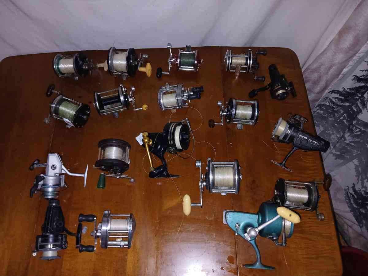 Fishing reels lures and other random gear
