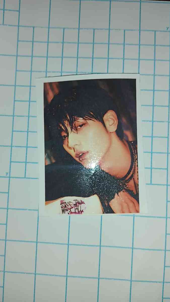 txt autograph photocard waterproof