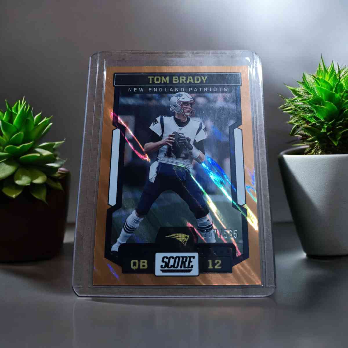 Tom Brady Lava numbered 257 out of 565