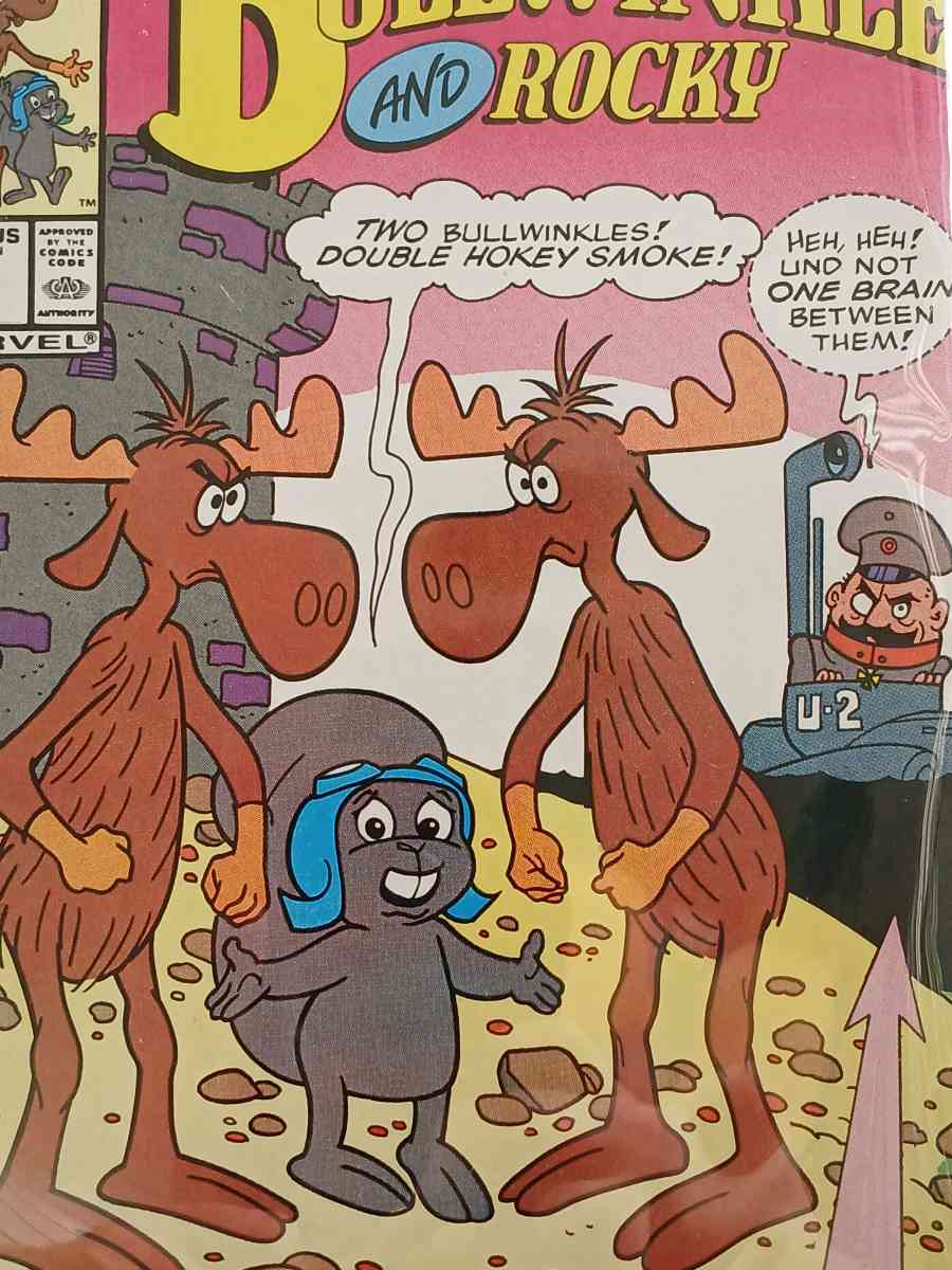 Bullwinckle and Rocky 2 1988  Star Comics 1st Baron Von Shtu