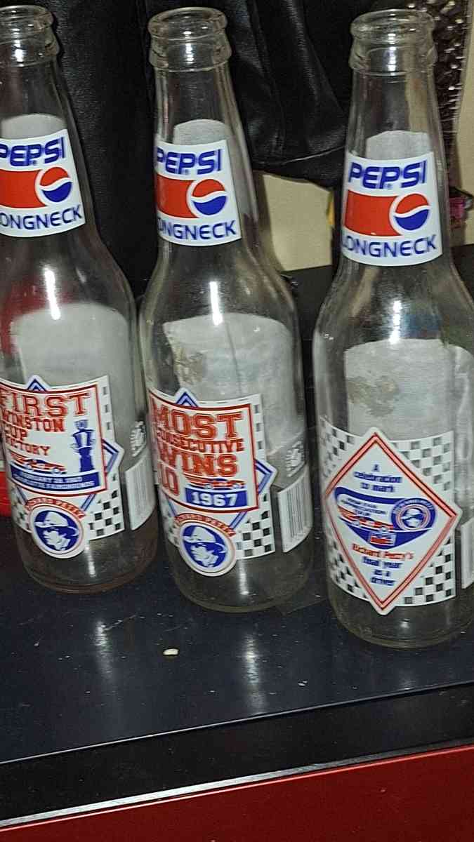 Pepsi collectable bottles 1960 19671962 n 44 Kyle petty coke