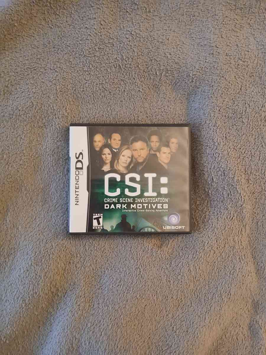CSI Dark Motives Nintendo DS